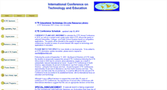 Desktop Screenshot of icte.org